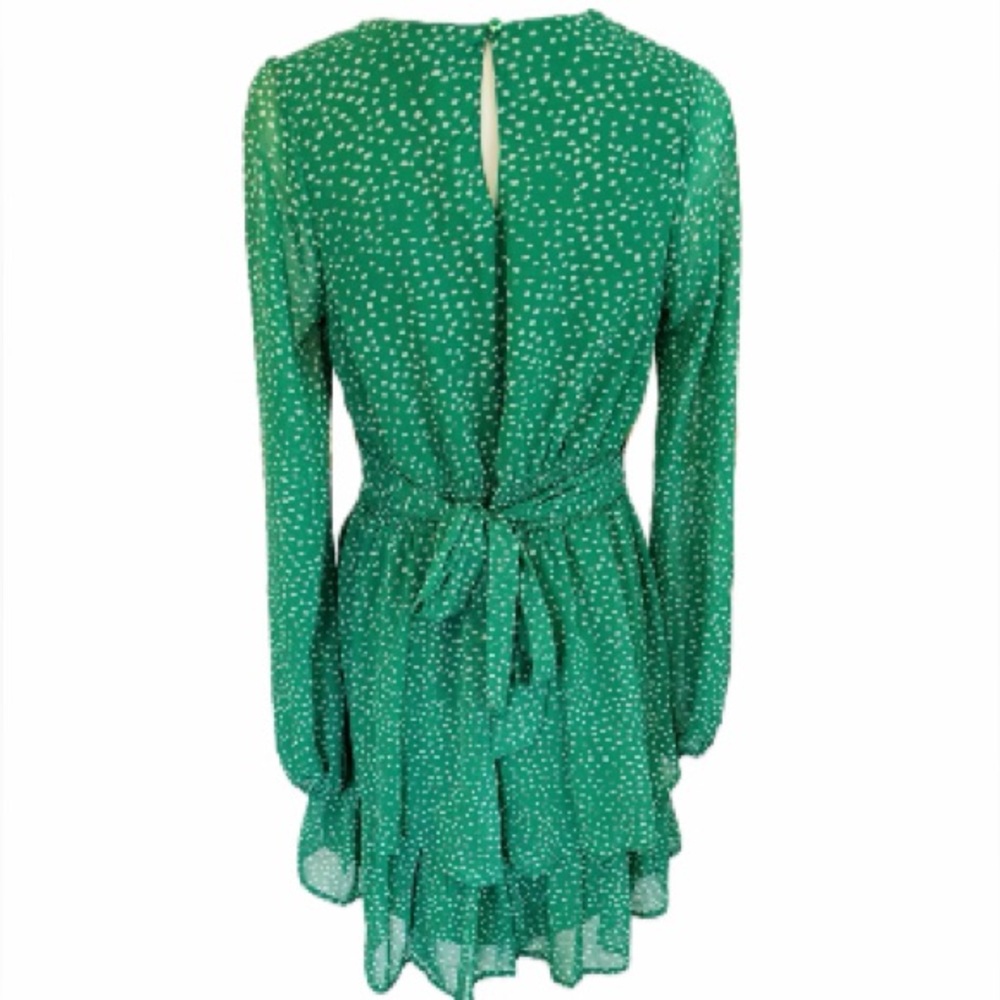 Women’s Japna Long Sleeve Mini Smocked Waist Dress - Picture 2 of 6